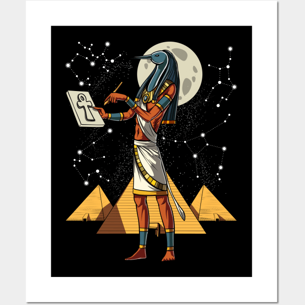 Egyptian God Thoth Wall Art by underheaven